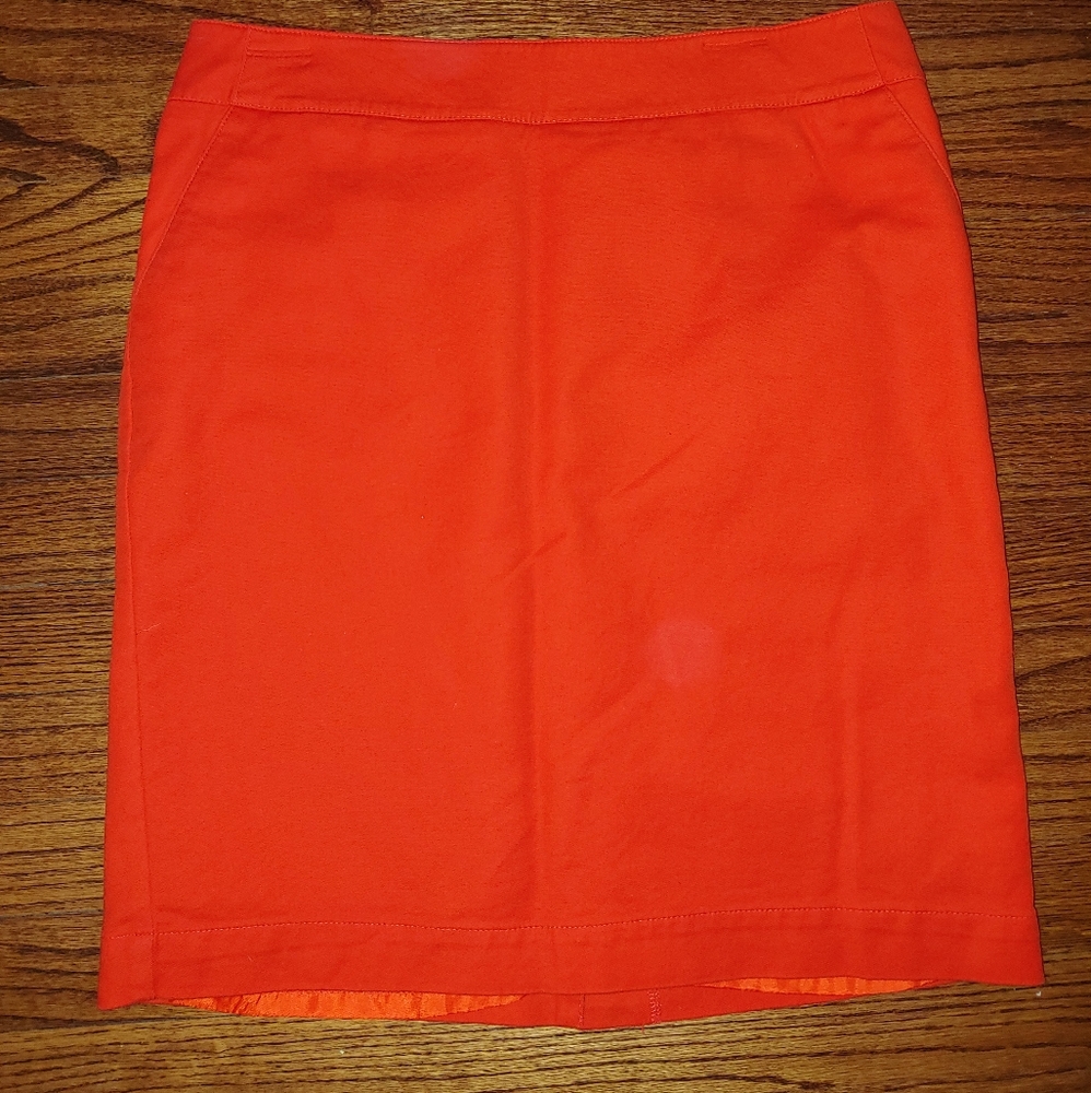 Orange Skirt Size 10